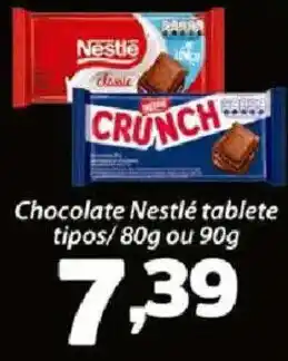 Confiança Supermercados Chocolate nestlé tablete oferta