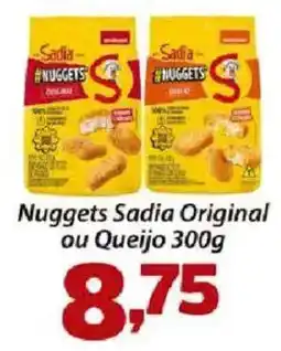 Confiança Supermercados Nuggets sadia original ou queijo oferta