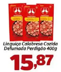 Confiança Supermercados Linguiça calabresa cozida defumada perdigão oferta