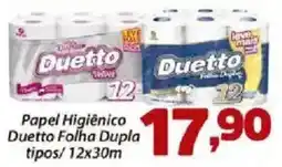 Confiança Supermercados Papel Higiênico Duetto Folha Dupla oferta