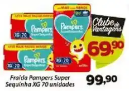 Confiança Supermercados Fralda pampers super sequinha xg oferta