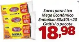 Confiança Supermercados Sacos para lixo mega econômico oferta