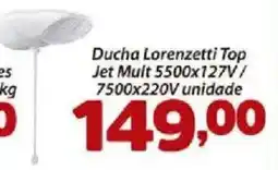 Confiança Supermercados Ducha Lorenzetti Top Jet Mult oferta