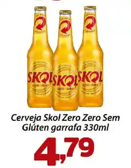 Confiança Supermercados Cerveja Skol Zero Zero Sem Glúten oferta