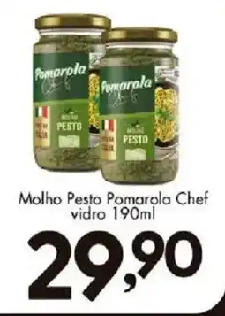 Confiança Supermercados molho pesto pomarola chef vidro oferta
