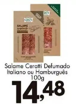 Confiança Supermercados Salame Ceratti Defumado Italiano ou Hamburguês oferta