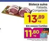 Carrefour Bisteca suína oferta