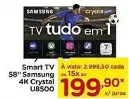 Carrefour Samsung - smart tv 58 4k crystal u8500 oferta