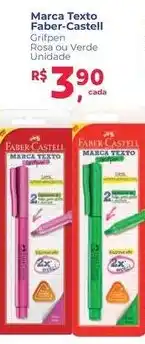 Supermercados Mateus Marca Texto Faber-Castell Grifpen oferta