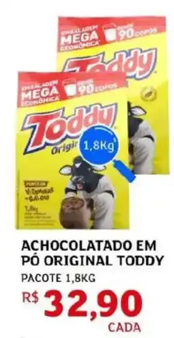 Assaí Atacadista achocolatado em pó original toddy oferta