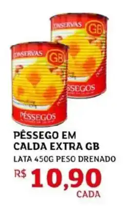 Assaí Atacadista Pêssego em calda extra gb oferta