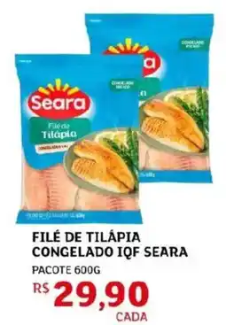 Assaí Atacadista Filé de tilápia congelado iqf seara oferta