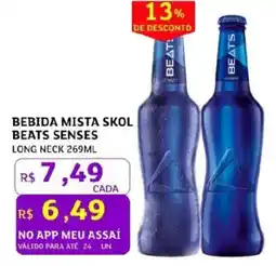 Assaí Atacadista Bebida mista skol beats senses oferta