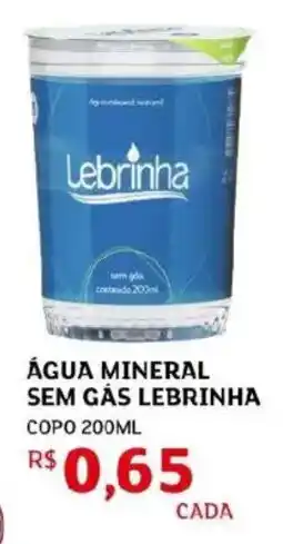 Assaí Atacadista Água mineral sem gás lebrinha oferta