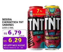Assaí Atacadista bebida energética tnt sabores oferta