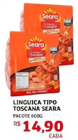 Assaí Atacadista Linguiça tipo toscana seara oferta