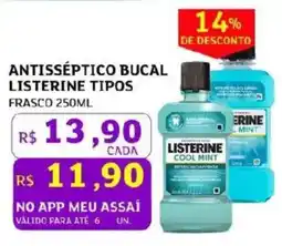 Assaí Atacadista Antisséptico bucal listerine tipos oferta