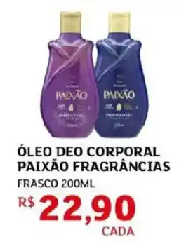 Assaí Atacadista óleo de corpo paixão fragrâncias oferta