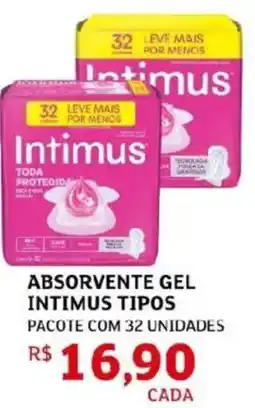 Assaí Atacadista Absorvente gel intimus tipos oferta