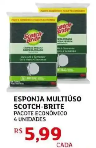 Assaí Atacadista esponja multiuso scotch-brite oferta