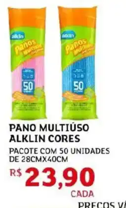 Assaí Atacadista Pano multiuso alklin cores oferta