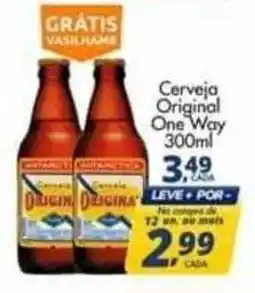 Delta Supermercados Cerveja Original One Way oferta