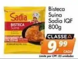 Delta Supermercados Bisteca suina sadia iqf oferta