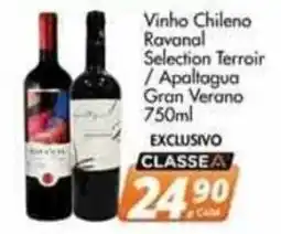 Delta Supermercados Vinho Chileno Ravanal Selection Terroir / Apaltagua Gran Verano oferta