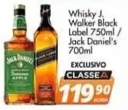 Delta Supermercados Whisky j. walker black label / jack daniel's oferta