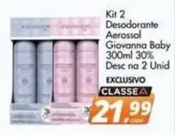Delta Supermercados Desodorante Aerossol Giovanna Baby oferta
