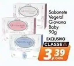 Delta Supermercados Sabonete Vegetal Giovana Baby oferta