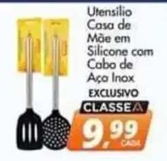 Delta Supermercados Utensilio Casa de Mae em Silicone com Cabo de Aço Inox oferta