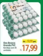 Atacadão Ovo branco grande pvc oferta