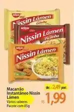 Atacadão Nissin - macarrão instantâneo lamen oferta