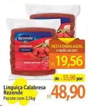 Atacadão Rezende - linguiça calabresa oferta