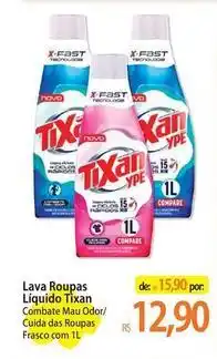 Atacadão Tixan - lava roupas líquido oferta