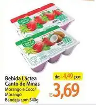 Atacadão Corona - bebida láctea canto de minas oferta