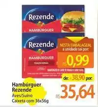 Atacadão Rezende - hambúrguer oferta