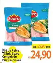 Atacadão Seara - filé de peixe tilápia congelado oferta