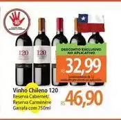 Atacadão Reserva - vinho chileno 120 oferta