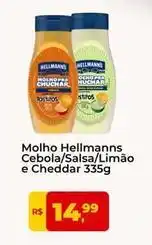 Tonin Superatacado Hellmann's - molho cebola/salsa/limao e cheddar oferta