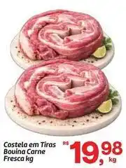 Fort Atacadista Bovina - costela em tiras bovina carne fresca oferta