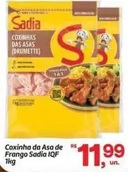 Fort Atacadista Sadia - coxinha da asa de frango iqf oferta