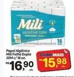 Fort Atacadista Mili - papel higiênico folha dupla oferta