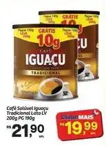 Fort Atacadista Leve - café solúvel iguaçu tradicional oferta