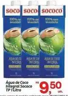 Fort Atacadista Sococo - água de coco integral oferta