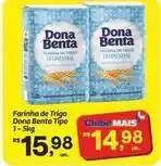 Fort Atacadista Dona benta - farinha de trigo tipo 1-5kg oferta