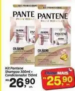 Fort Atacadista Pantene - kit shampoo 300ml+ condicionador 150ml oferta