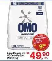 Fort Atacadista Omo - lava roupas em pó perfect white 4kg oferta
