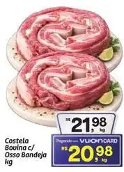 Fort Atacadista Costela bovina c/osso bandeja oferta